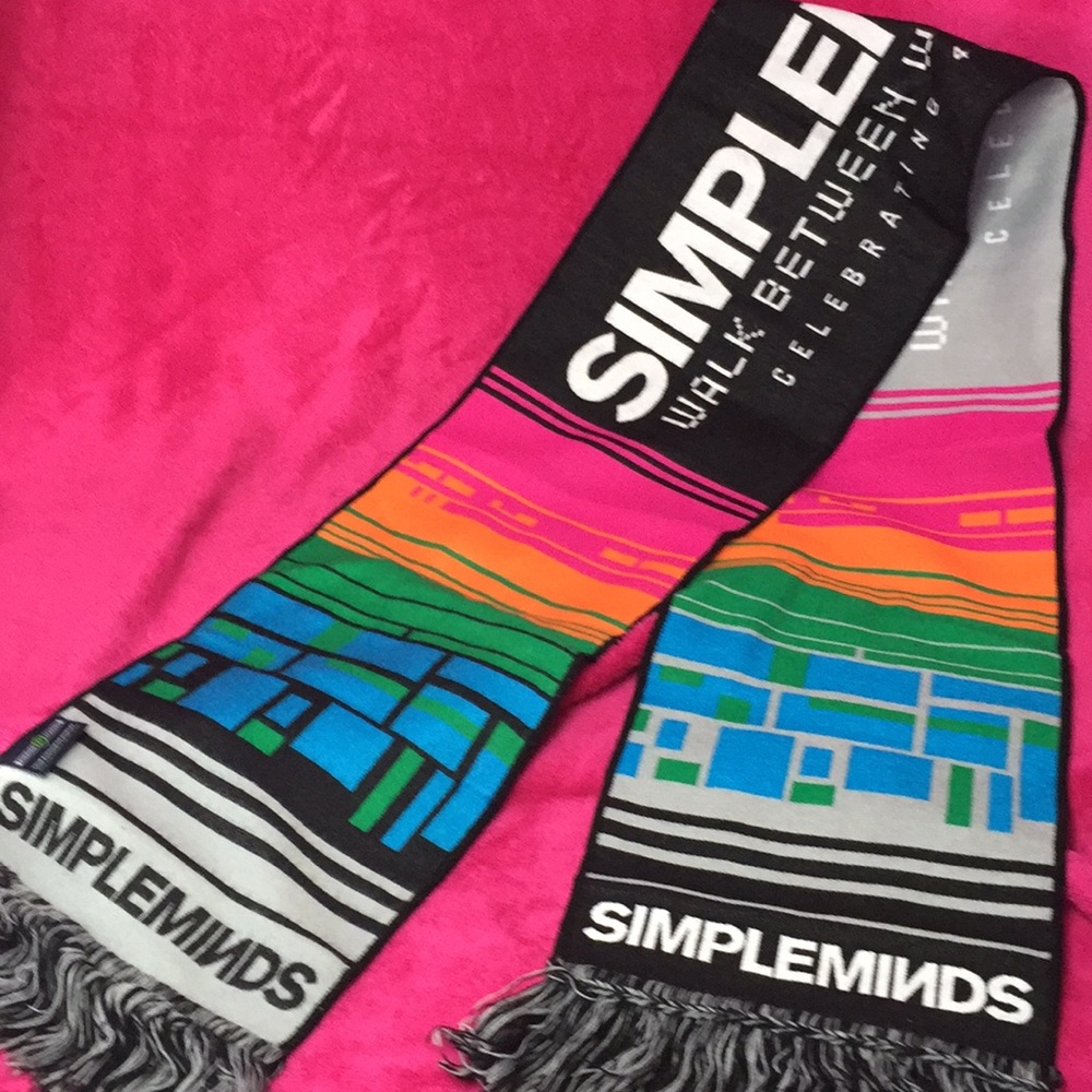Simpleminds Walk Between Worlds Tour 40th scarf